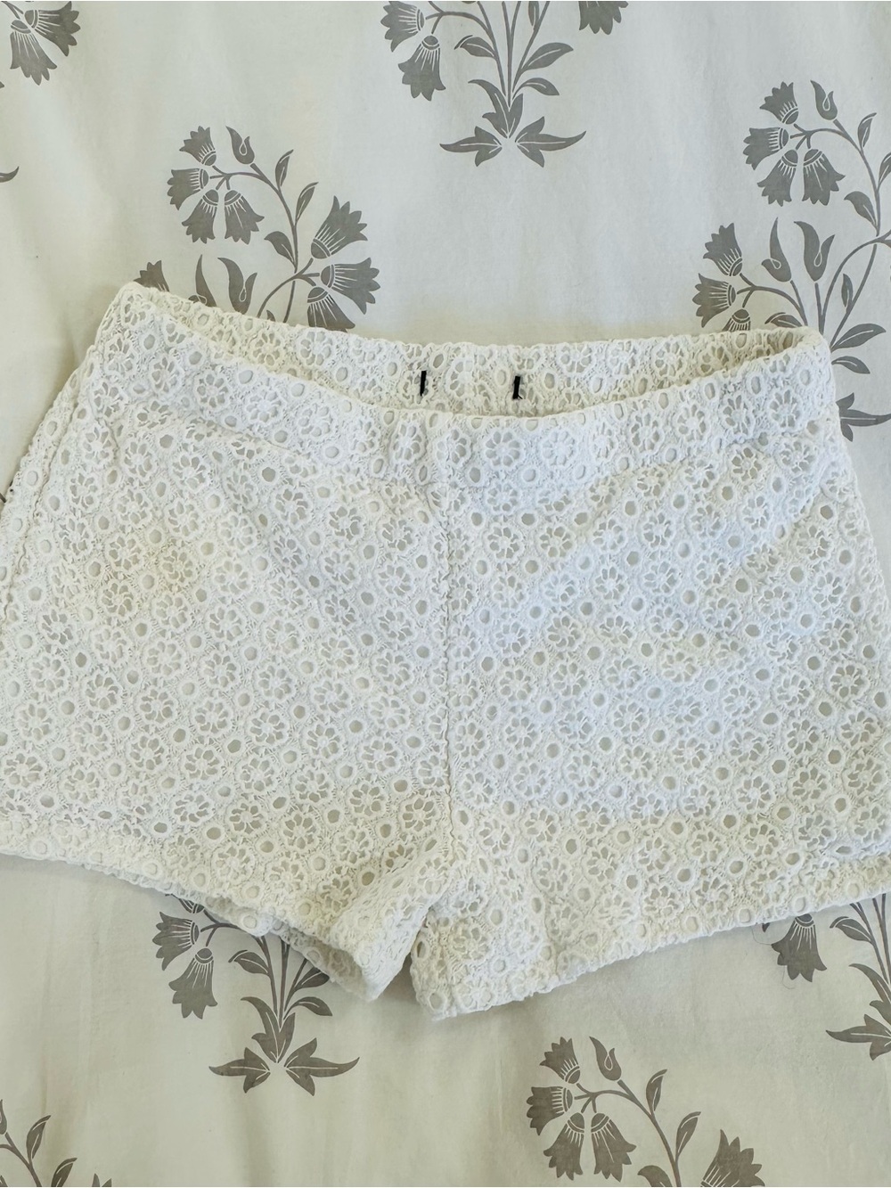White Lace Women's Shorts
